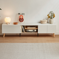 TV Stand - 1 DRAWER + 2 DOOR - Model - LSC22DG003511 - LINSY - GREIGE